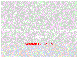 八年級(jí)英語下冊(cè) Unit 9 Have you ever been to a museum（第5課時(shí)）Section B（2c3b）課件 （新版）人教新目標(biāo)版