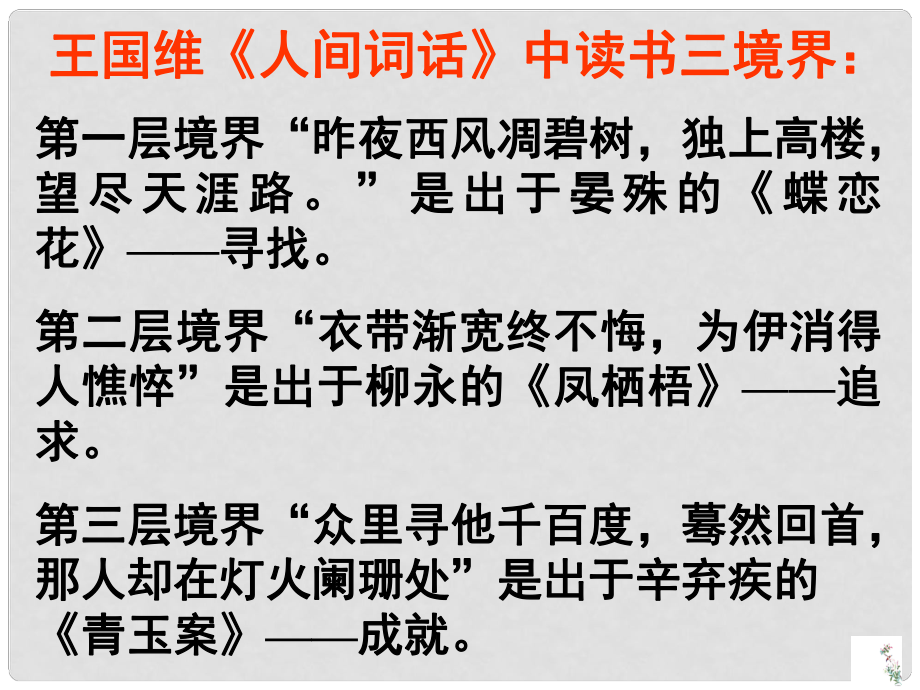 浙江省臺州市天臺縣平橋第二中學(xué)高中語文 第三專題《7 詞別是一家 蝶戀花》課件 蘇教版必修4_第1頁