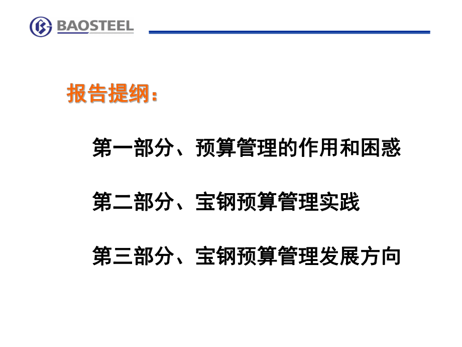 宝钢全面预算管理上海ppt_第1页