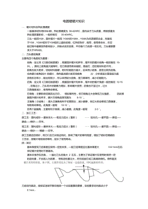 電圓鋸鋸片知識