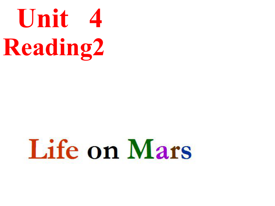 江蘇省儀征市實(shí)驗(yàn)中學(xué)九年級(jí)英語下冊(cè) Unit 4 Life on Mars Period 3課件 （新版）牛津版_第1頁