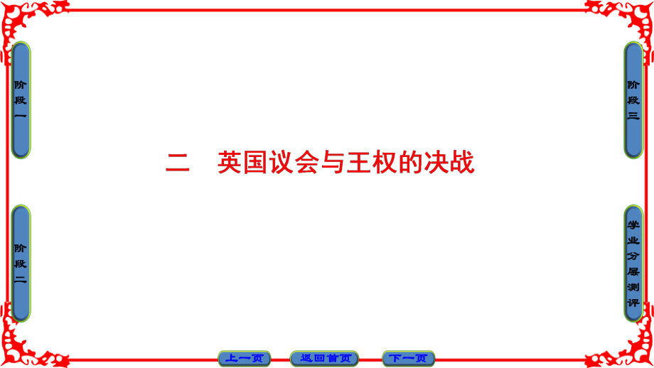 高中歷史 專題3 民主力量與專制勢(shì)力的較量 2 英國(guó)議會(huì)與王權(quán)的決戰(zhàn)課件 人民版選修2_第1頁(yè)