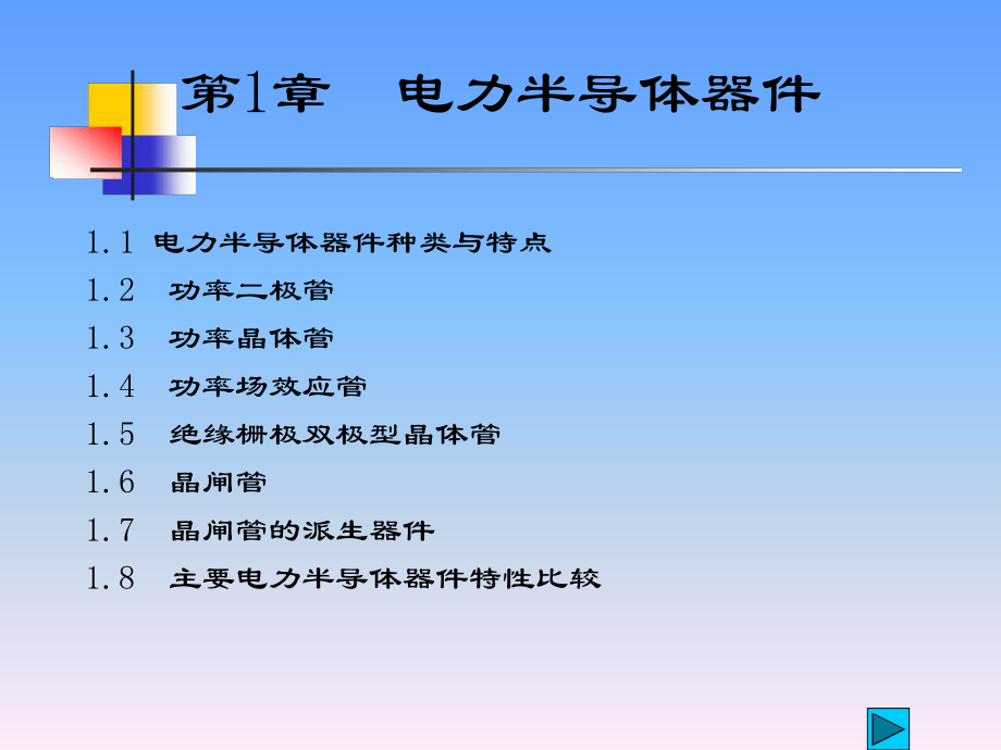 第1章电力半导体器件_第1页