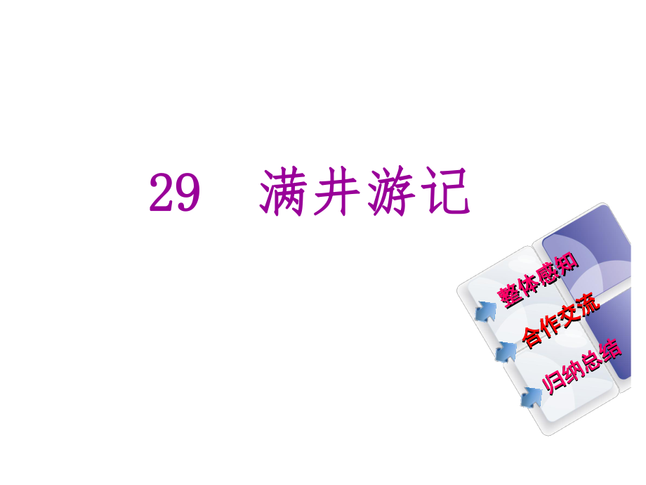 教與學 新教案八年級語文下冊 第六單元 29《滿井游記》課件 （新版）新人教版_第1頁