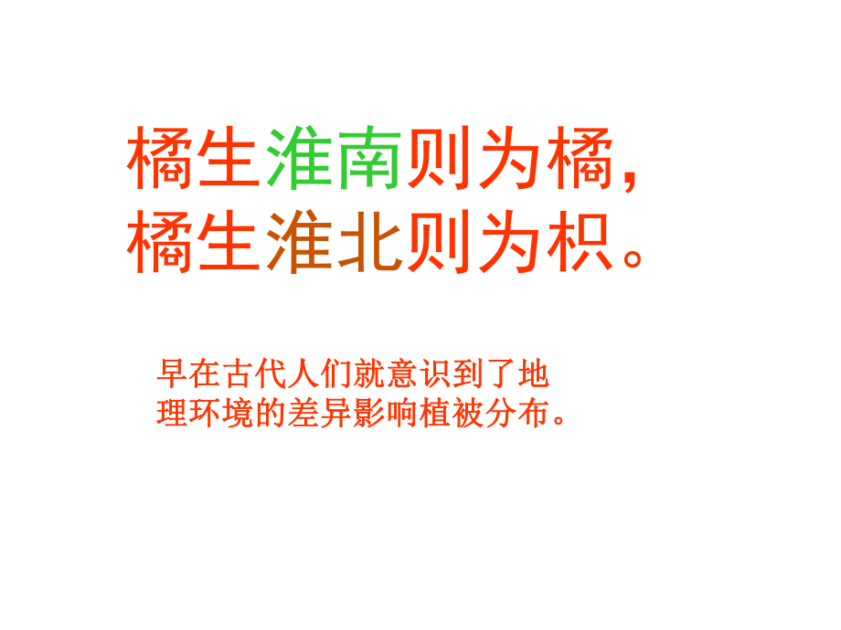 七年級(jí)歷史與社會(huì)下冊(cè) 第五單元 第三課 地域差異顯著 秦嶺淮河分南北課件 人教版_第1頁(yè)