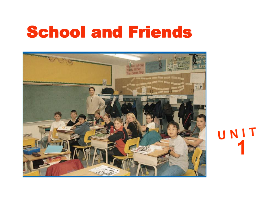 七年級英語上冊 Unit 1 School and friends Lesson 1 Hello課件 （新版）冀教版_第1頁