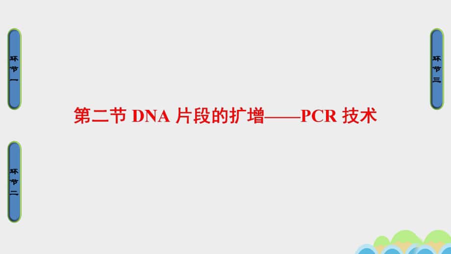 高中生物第6章蛋白质和DNA技术第2节DNA片段的扩增PCR技术课件中图版选修_第1页