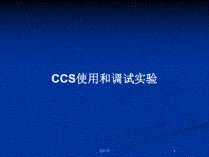 CCS使用和调试实验