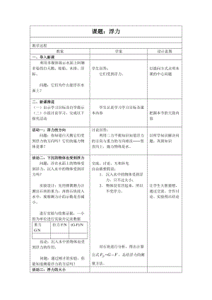 浮力教案 (2)