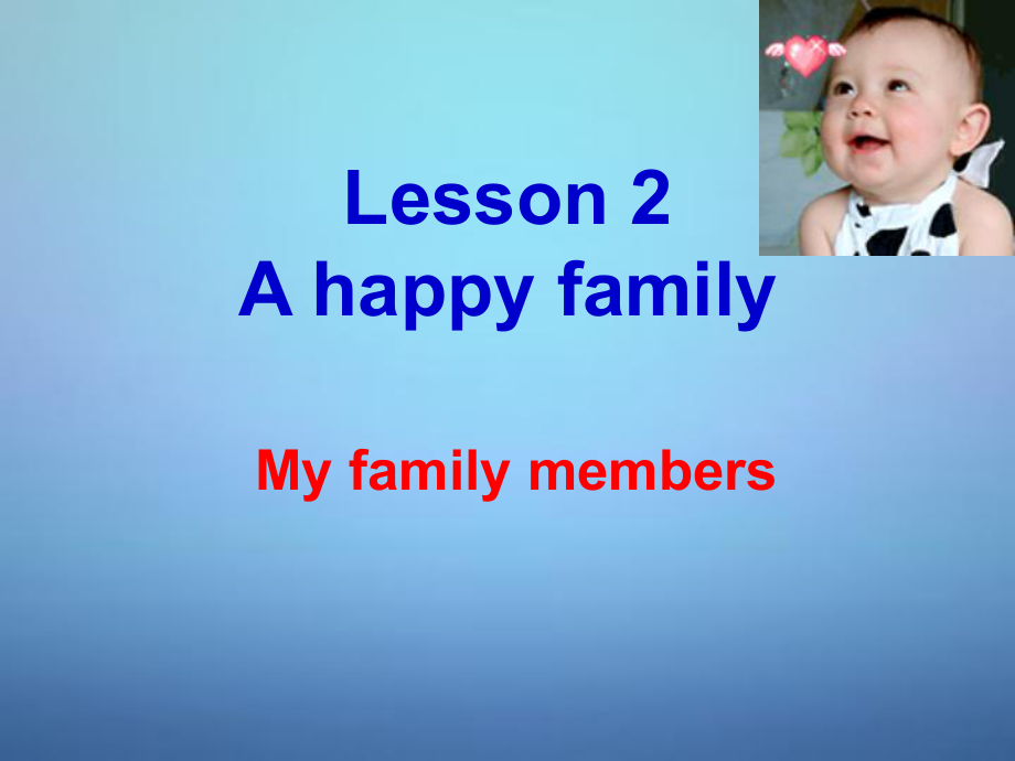 江蘇省鹽城市亭湖新區(qū)實驗學校七年級英語Lesson 2 A happy family課件2 牛津譯林預備版_第1頁