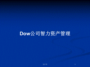 Dow公司智力资产管理