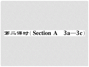 八年級英語下冊 Unit 5 What were you doing when the rainstorm came（第2課時）Section A（3a3c）作業(yè)課件 （新版）人教新目標版