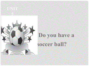 新素質方略七年級英語上冊 Unit 5 Do you have a soccer ball課件1 （新版）人教新目標版