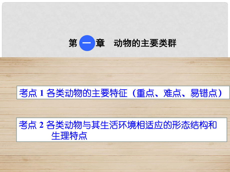 點撥中考中考生物 考點梳理 第五單元 第一章 動物的主要類群課件 新人教版_第1頁