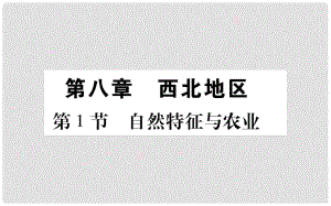 八年級(jí)地理下冊(cè) 第8章 西北地區(qū)課件 （新版）新人教版