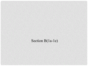 八年級英語上冊 Unit 7 Will people have robots Section B(1a1e)習(xí)題課件 （新版）人教新目標(biāo)版