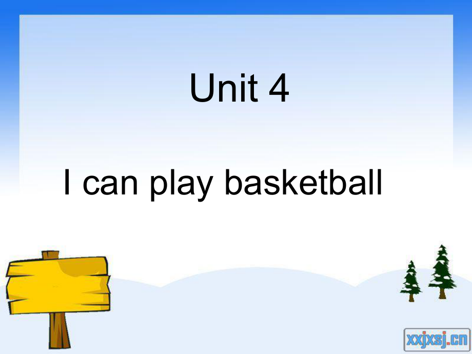 牛蘇教四上Unit 4 I can play basketballppt課件3_第1頁