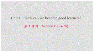 九年級(jí)英語全冊(cè) Unit 1 How can we become good learners（第5課時(shí)）Section B（2a2b）課件 （新版）人教新目標(biāo)版