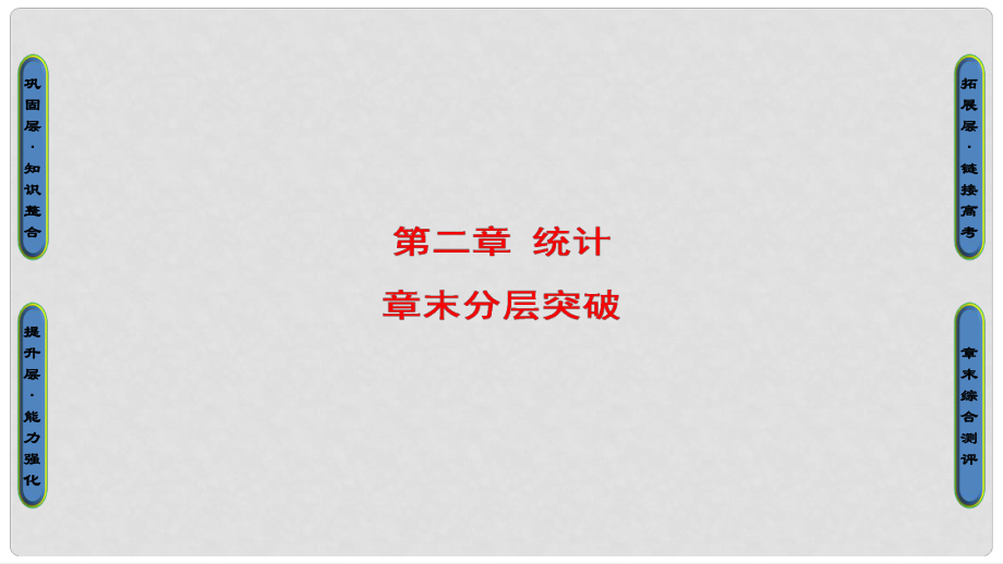 高中數學 第二章 統計章末分層突破課件 新人教B版必修3_第1頁