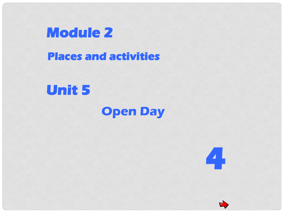 六年級英語上冊 Unit 5 Open Day課件2 牛津上海版（一起）_第1頁