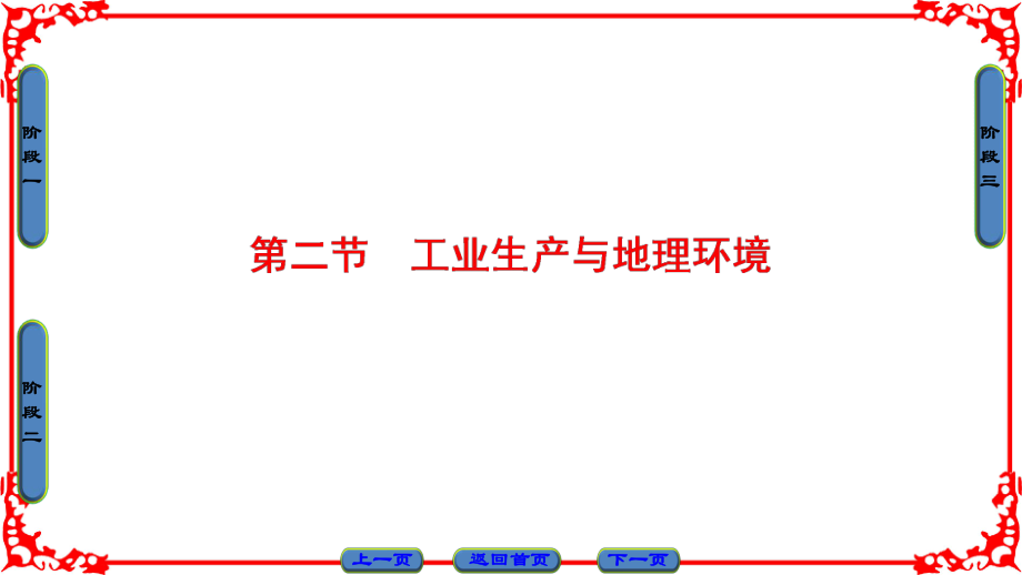 高中地理 第3單元 產(chǎn)業(yè)活動與地理環(huán)境 第2節(jié) 工業(yè)生產(chǎn)與地理環(huán)境課件 魯教版必修2_第1頁