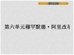 高中歷史 第六單元 穆罕默德阿里改革 6.1 18世紀(jì)末19世紀(jì)初的埃及課件 新人教版選修1