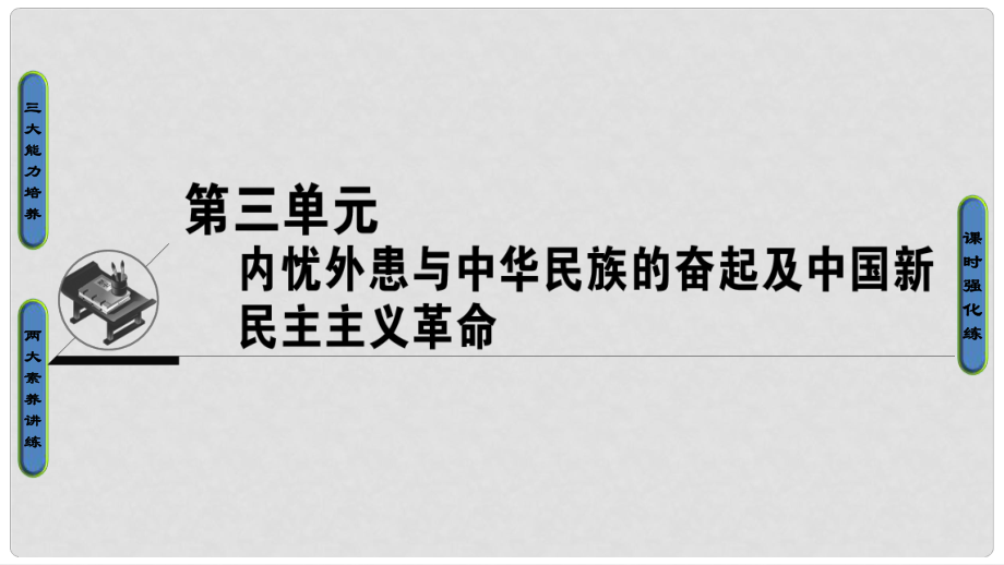 高考歷史一輪復(fù)習(xí) 第3單元 內(nèi)憂外患的中華民族的奮起及中國新民主主義革命 第5講 從鴉片戰(zhàn)爭到八國聯(lián)軍侵華課件 岳麓版_第1頁