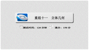 高考數(shù)學(xué)復(fù)習(xí)解決方案 真題與模擬單元重組卷 重組十一 立體幾何課件 理
