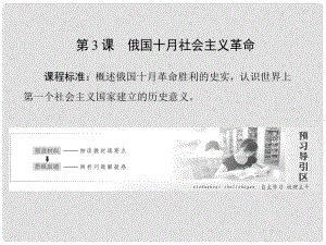 高中歷史 專題8 解放人類的陽光大道 第3課 俄國十月社會主義革命課件 人民版必修1