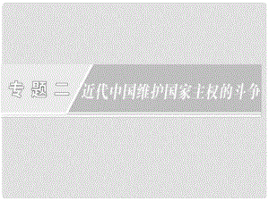 高中歷史 專題2 近代中國(guó)維護(hù)國(guó)家主權(quán)的斗爭(zhēng) 第1課 列強(qiáng)入侵與民族危機(jī)課件 人民版必修1