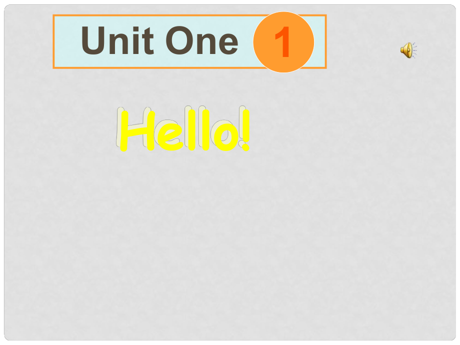 三年級英語上冊 Unit 1 Hello課件1 湘少版_第1頁