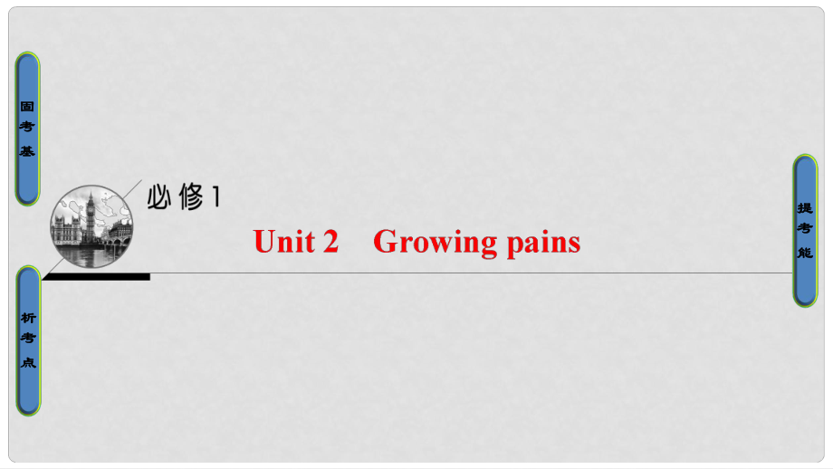 高三英語(yǔ)一輪復(fù)習(xí) 第1部分 基礎(chǔ)知識(shí)解讀 Unit 2 Growing pains課件 牛津譯林版必修1_第1頁(yè)