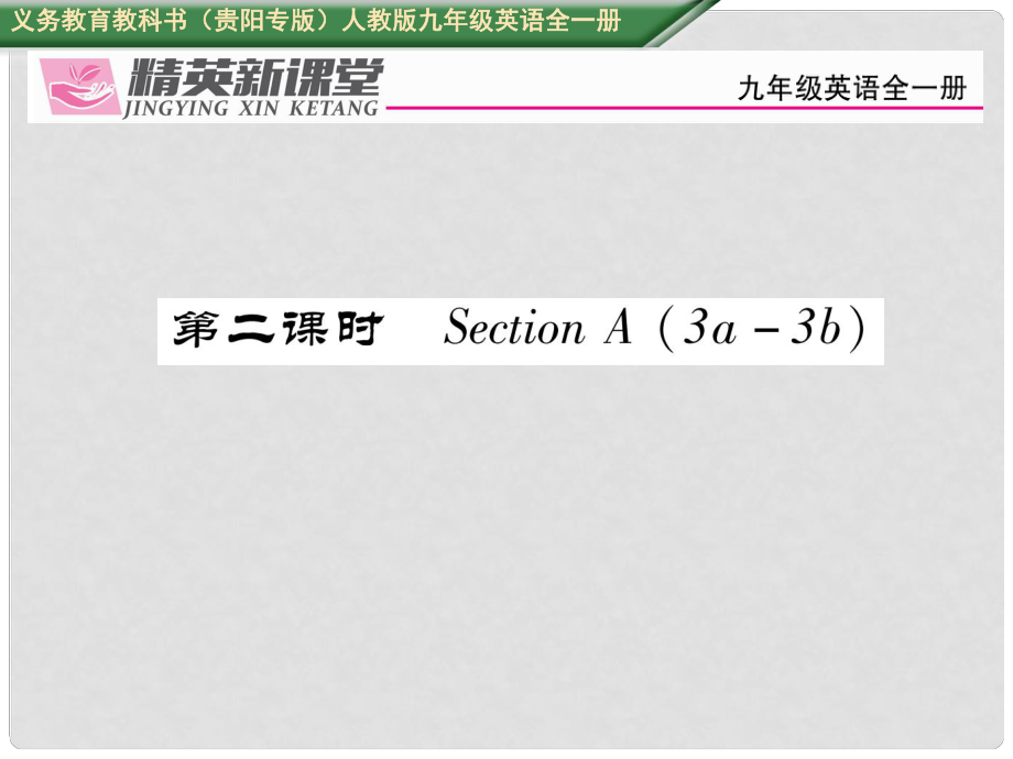 九年級英語全冊 Unit 13 We’re trying to save the earth（第2課時）習(xí)題課件 （新版）人教新目標(biāo)版_第1頁