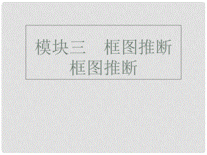 廣東省深圳市中考化學(xué)總復(fù)習(xí) 模塊三 框圖推斷 課題3 框圖推斷課件