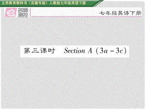 七年級(jí)英語(yǔ)下冊(cè) Unit 6 I'm watching TV（第3課時(shí)）Section A（3a3c）課件 （新版）人教新目標(biāo)版