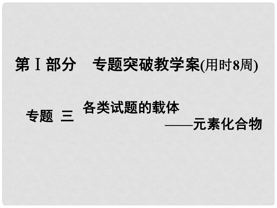 高考化學(xué)大二輪復(fù)習(xí) 第Ⅰ部分 專題突破三 各類試題的載體元素化合物 第12講 常見有機物及其應(yīng)用 考點1 有機物的結(jié)構(gòu)與同分異構(gòu)現(xiàn)象課件_第1頁