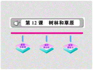 七年級語文上冊 第12課 《樹林和草原》1課件 語文版（福建專用）