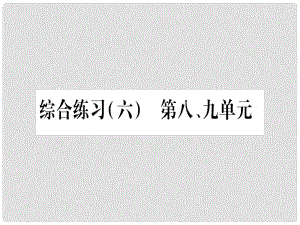 九年級(jí)化學(xué)下冊(cè) 第八、九單元 綜合練習(xí)課件 （新版）新人教版