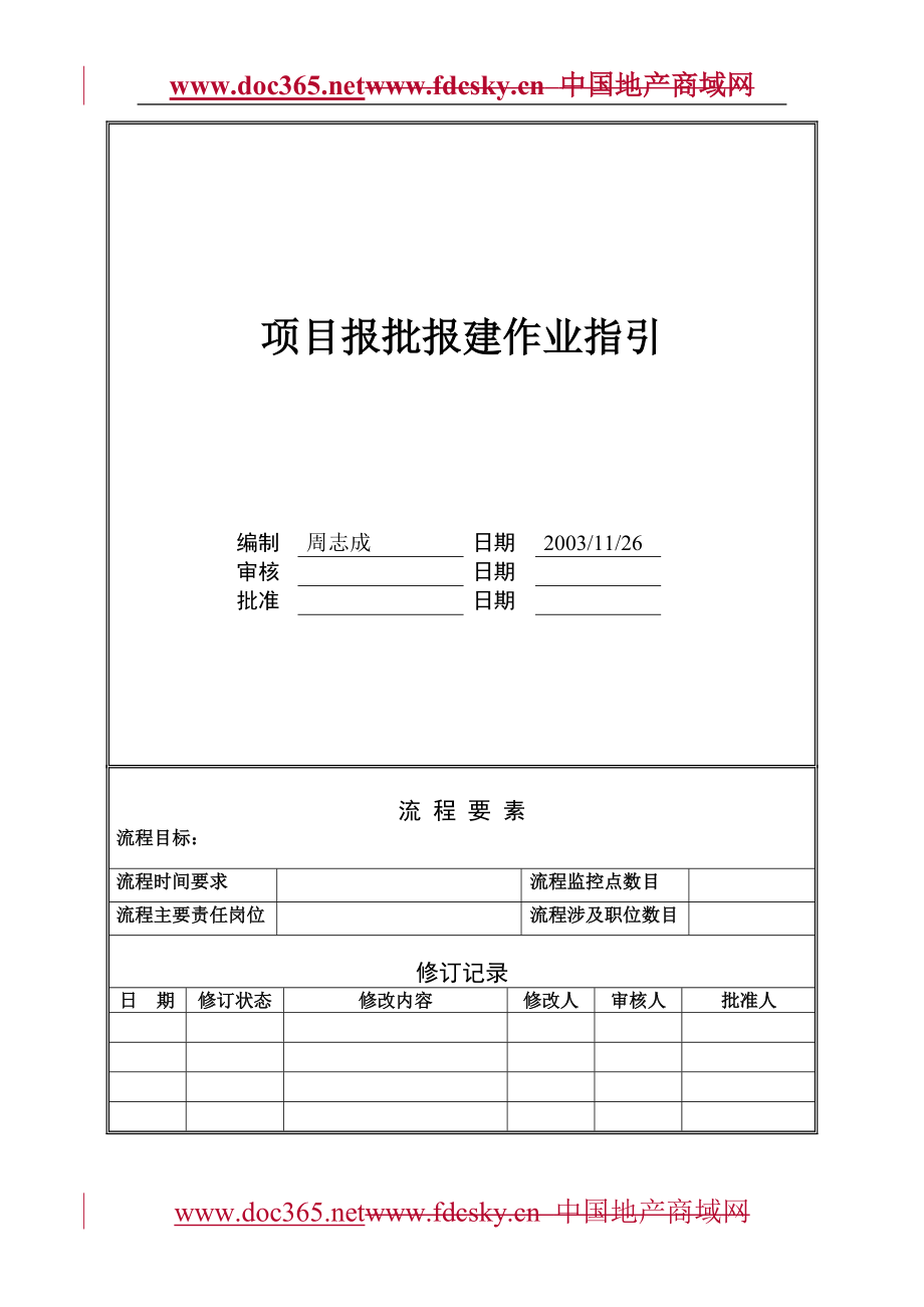 上海万科项目报批报建作业流程_第1页