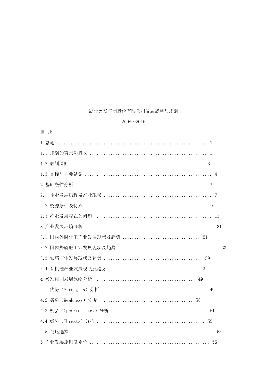 大型磷化工企业发展战略_第1页