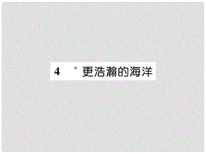 九年級(jí)語文下冊(cè) 4 更浩瀚的海洋課件 語文版