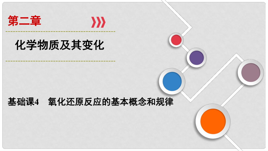 高考化學大一輪復習 第二章 化學物質及其變化 基礎課4 氧化還原反應的基本概念和規(guī)律課件_第1頁