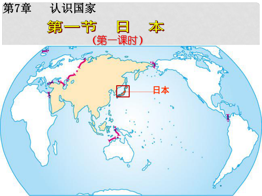 八年級地理下冊 7.1《日本》課件3 中圖版_第1頁