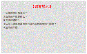 遼寧省燈塔市七年級(jí)道德與法治下冊(cè) 第四單元 走進(jìn)法治天地 第十課 法律伴我們成長 第1框 法律為我們護(hù)航課件 新人教版