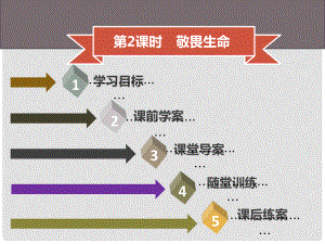 七年級(jí)道德與法治上冊(cè) 第四單元 生命的思考 第8課 探問生命 第2框 敬畏生命習(xí)題課件 新人教版