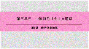 八年級歷史下冊 第三單元 中國特色社會主義道路 第8課 經(jīng)濟體制改革課件 新人教版