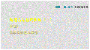 九年級化學上冊 第一單元 走進化學世界 專項訓練2 化學實驗基本操作課件 （新版）新人教版