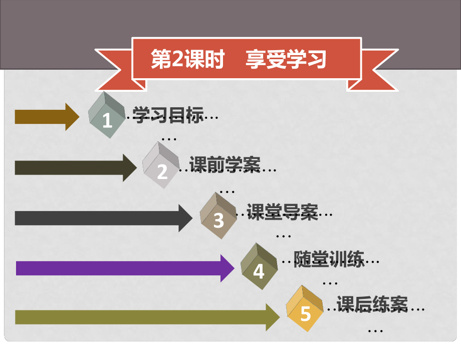 七年级道德与法治上册 第一单元 成长的节拍 第2课 学习新天地 第2框 享受学习习题课件 新人教版_第1页