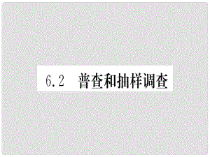 江西省七年級(jí)數(shù)學(xué)上冊(cè) 第6章 數(shù)據(jù)的收集與整理 6.2 普查和抽樣調(diào)查課件 （新版）北師大版