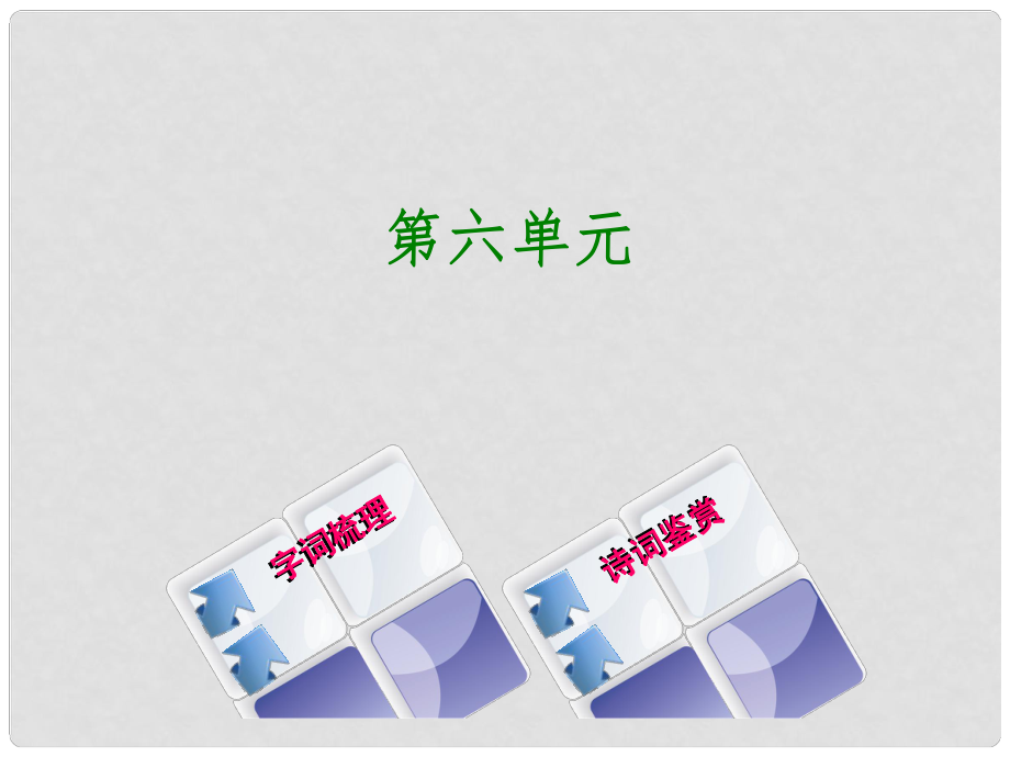 中考語文 教材梳理 八上 第六單元復習課件_第1頁